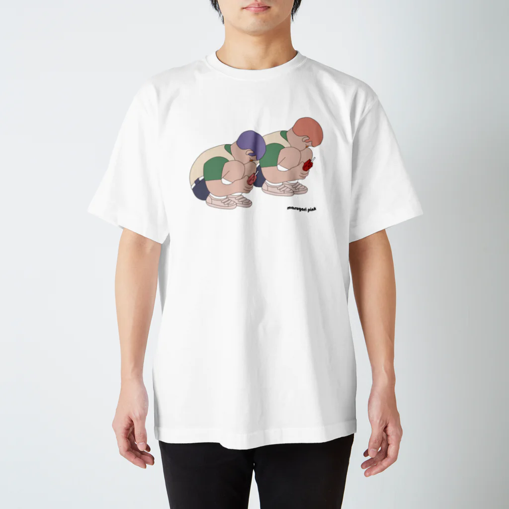 UNKNOWN RECORDのマルガリピンク スタンダードTシャツ