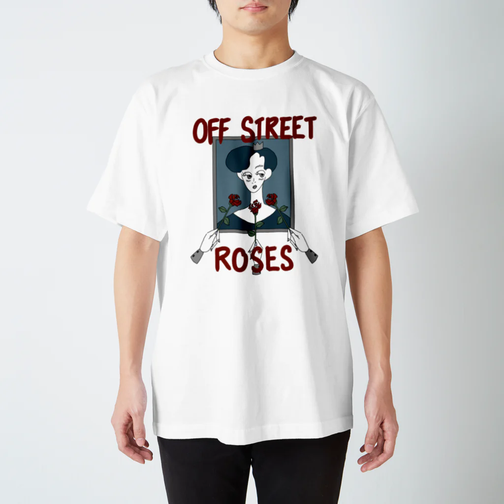 UNKNOWN RECORDの路地裏ROSES スタンダードTシャツ