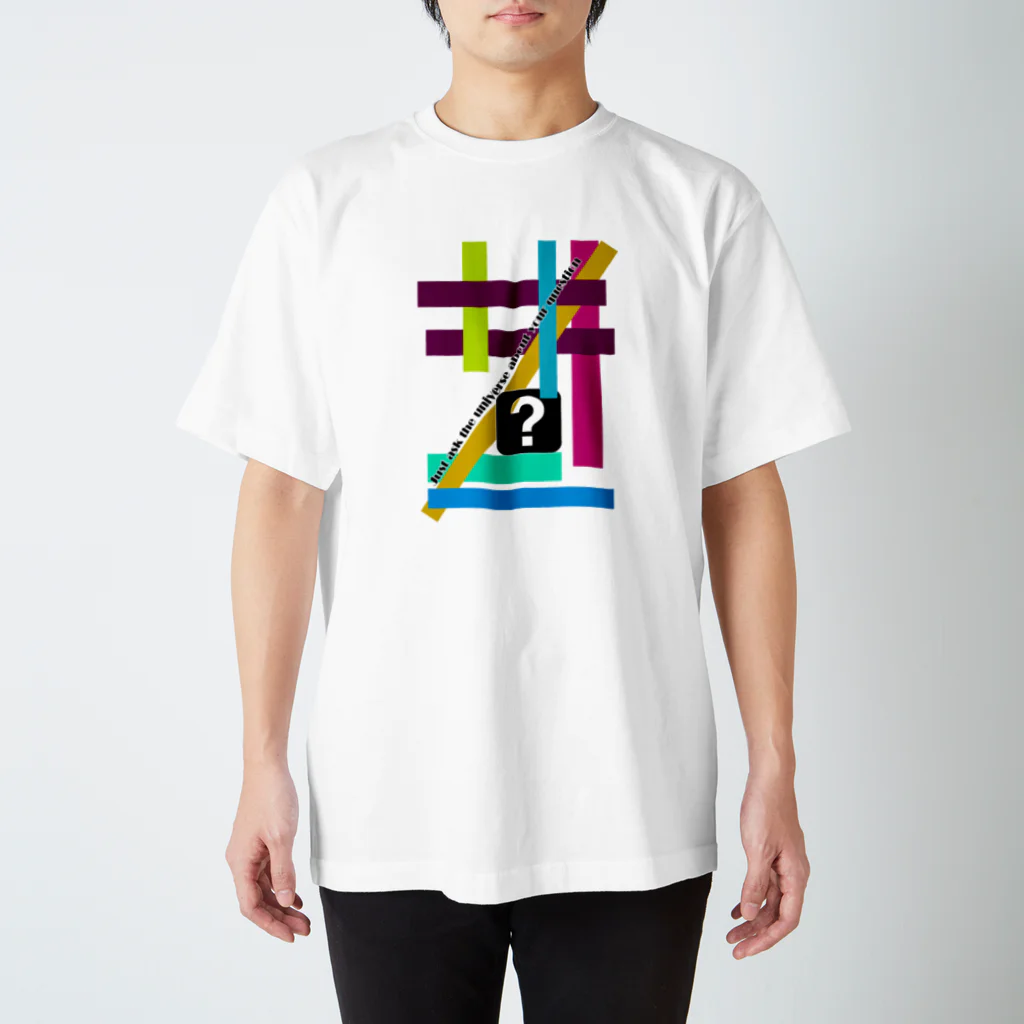 Estoy Feliz 　～ハッピーを毎日に～のjust ask the universe about yr question Regular Fit T-Shirt