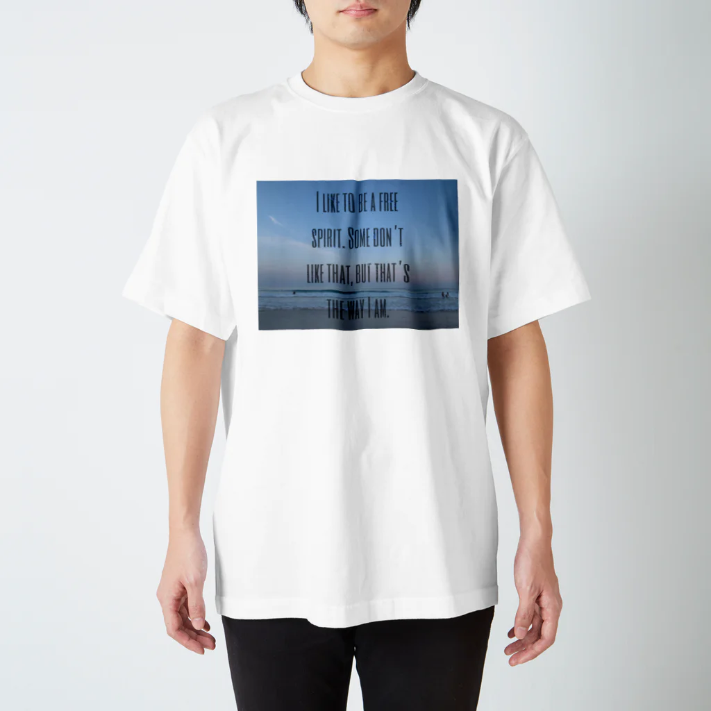 kinakina1216の自由の格言 Regular Fit T-Shirt