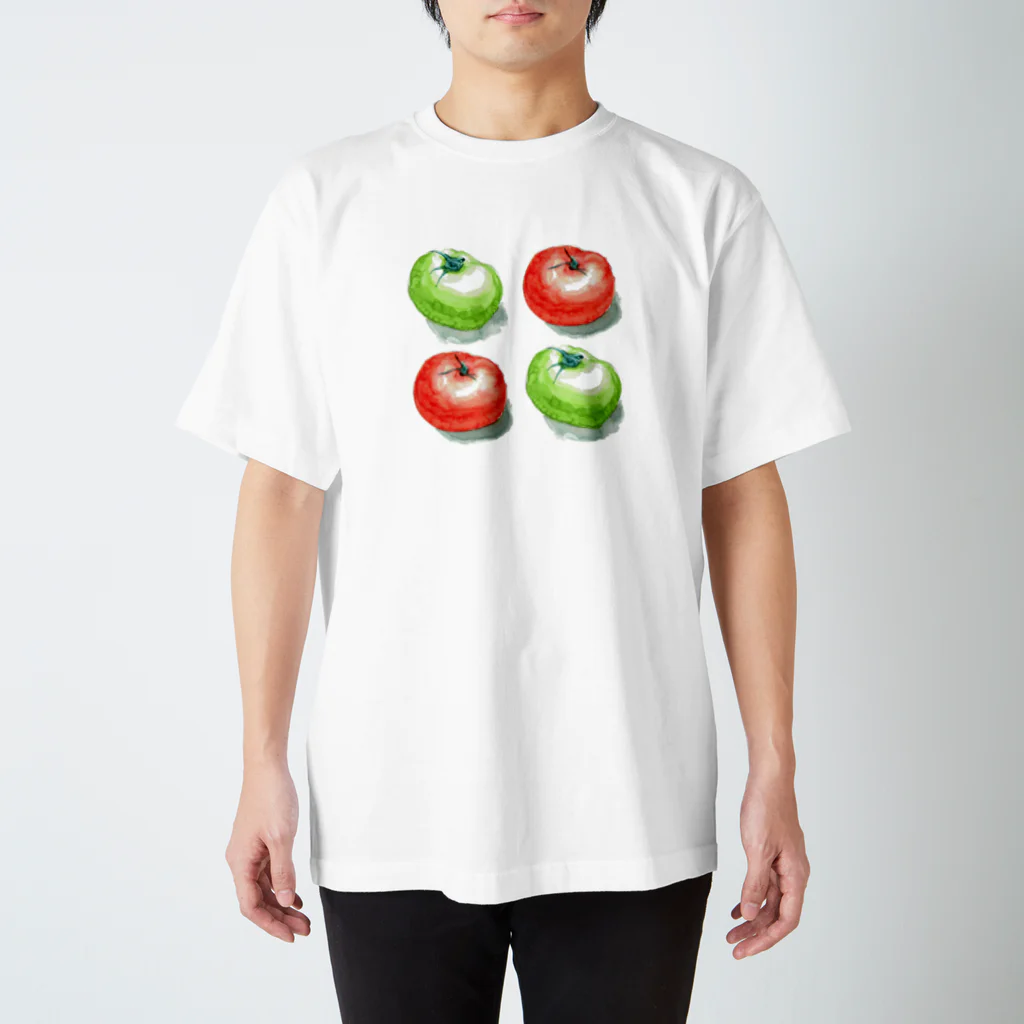 ラムシコのトマト　水彩 Regular Fit T-Shirt