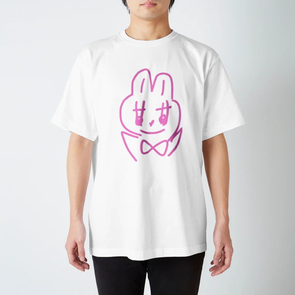 わたあめ(仮)のウサギ スタンダードTシャツ