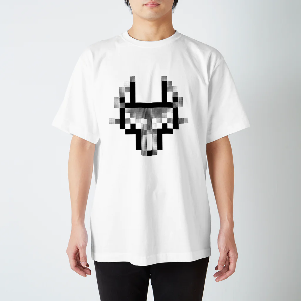 もしゅ(もすら)のpixel fox スタンダードTシャツ