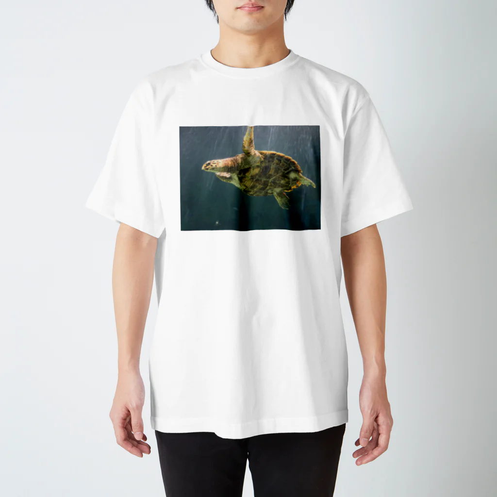kazzhhaのウミガメ@沖縄 Regular Fit T-Shirt