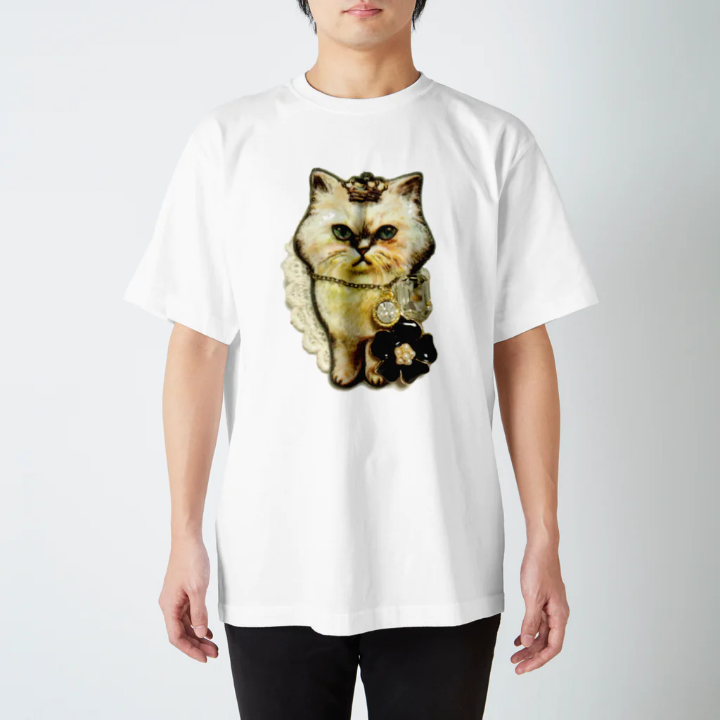 Chelmiiのセレブねこ スタンダードTシャツ