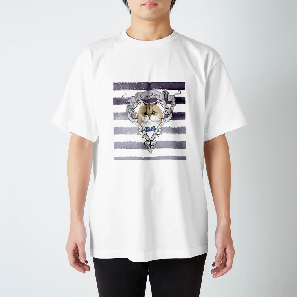 t-mituneのCHATON_チンチラ Regular Fit T-Shirt