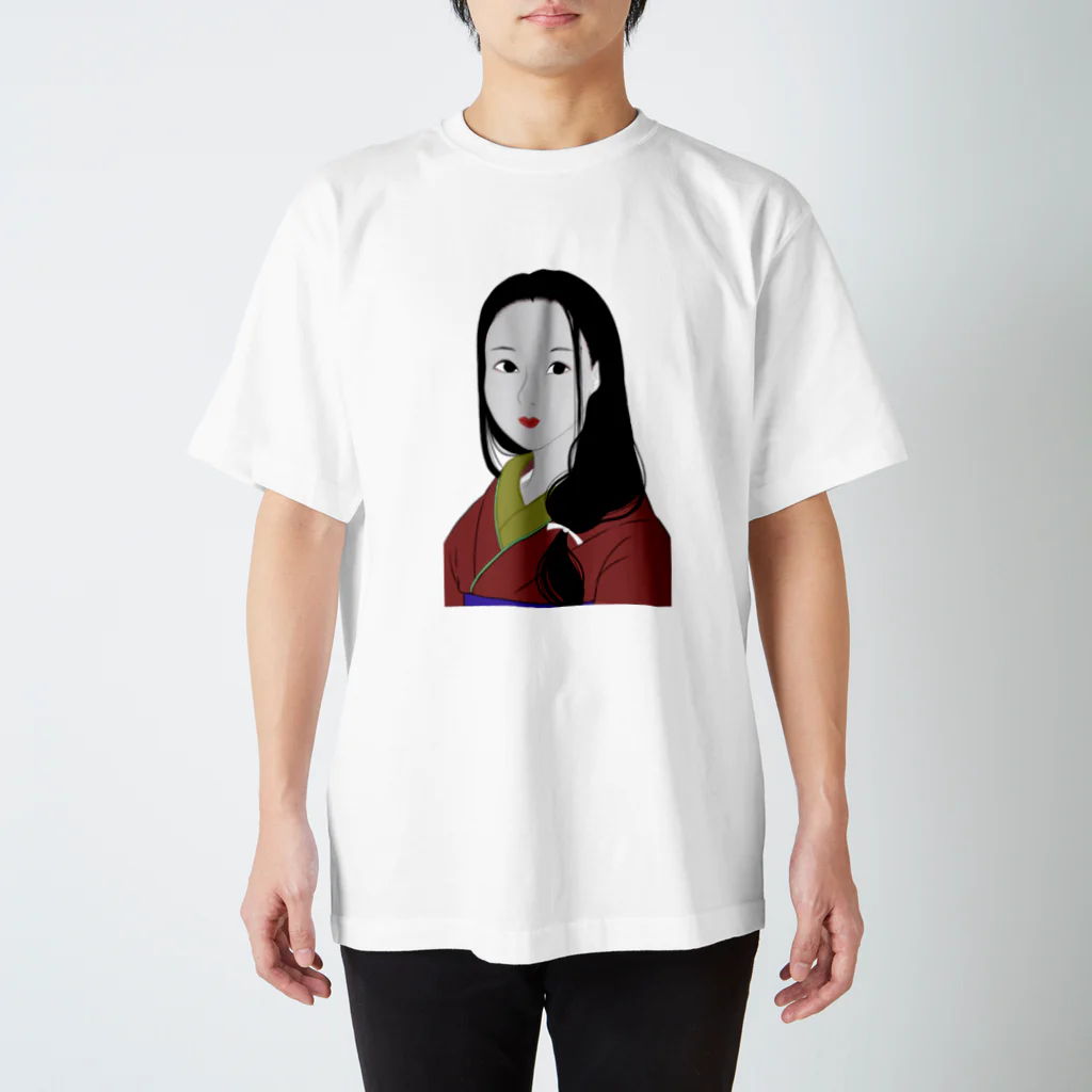 なきむしいもむしの美人画風Tシャツ スタンダードTシャツ