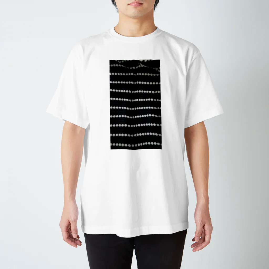 むふぃのつぶつぶボーダー Regular Fit T-Shirt