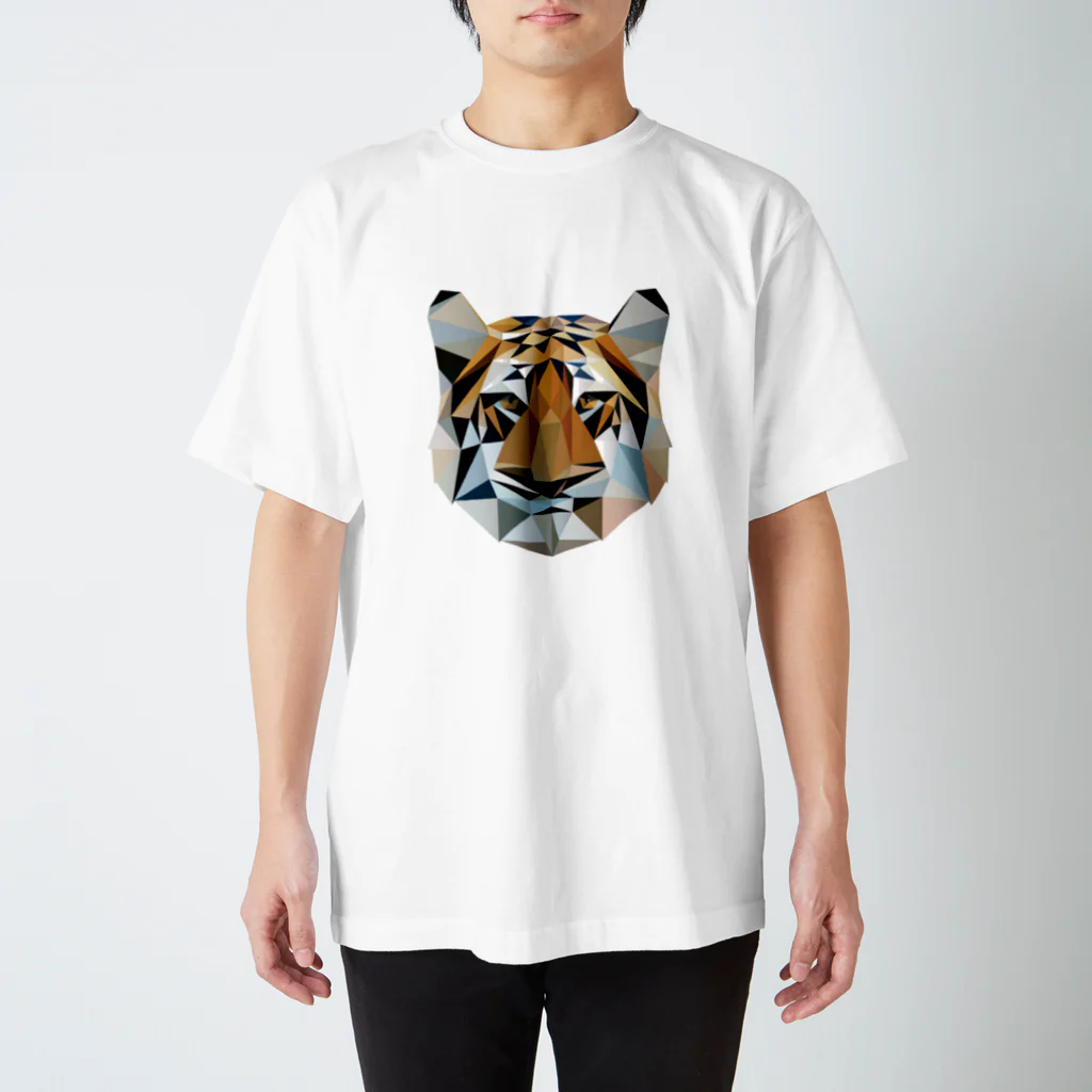 necodoriの-tora-『動物の気持ち』シリーズ スタンダードTシャツ