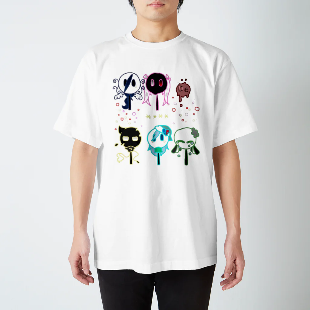 みかんじゅうすの棒達 スタンダードTシャツ