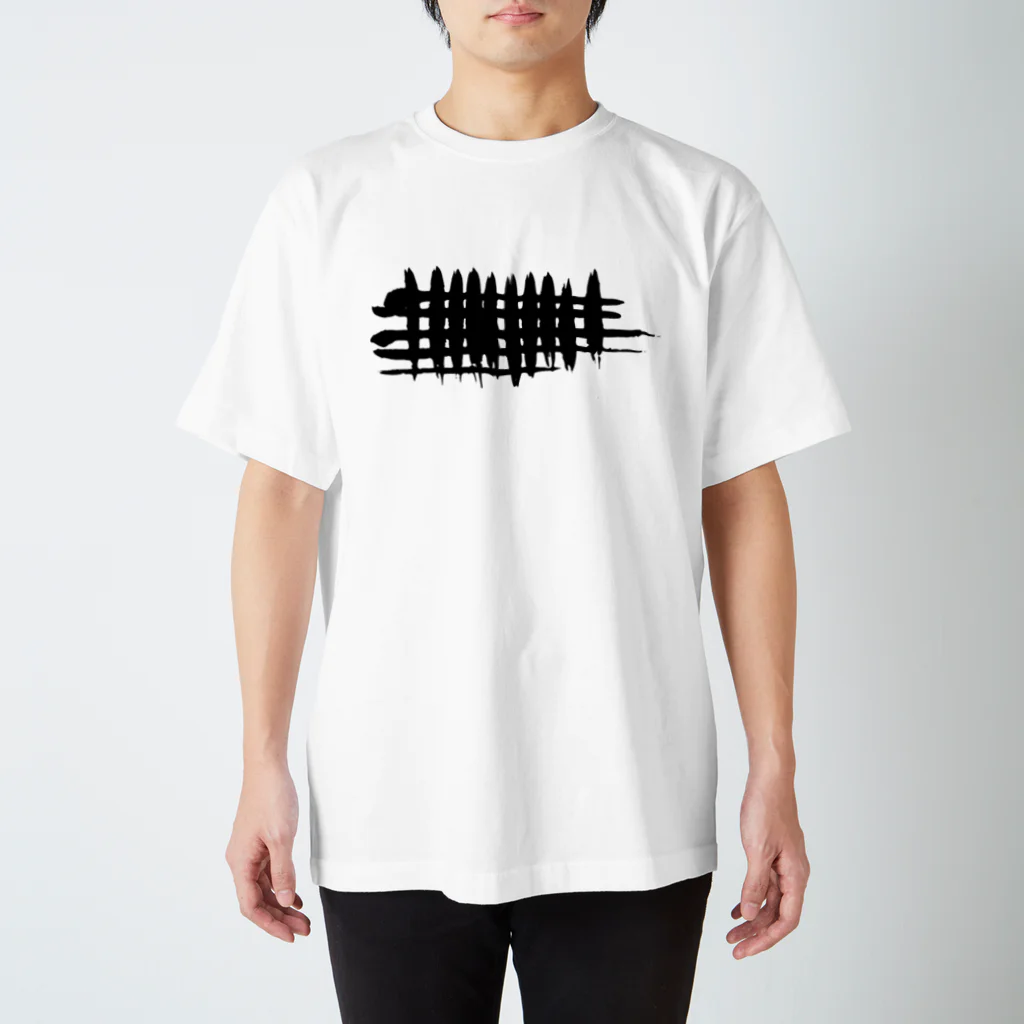 Rei Japanese Calligraphy Designのブラッシュラインシリーズ１ Regular Fit T-Shirt