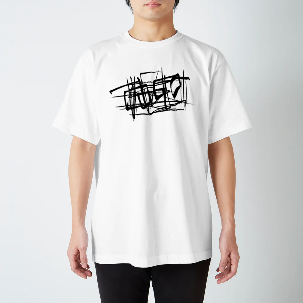 Rei Japanese Calligraphy Designのブラッシュラインシリーズ３ Regular Fit T-Shirt