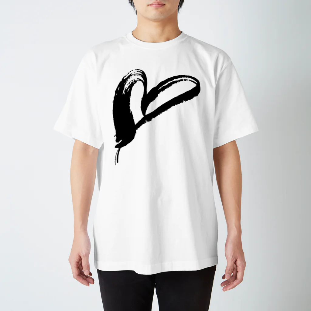 Rei Japanese Calligraphy Designのブラッシュラインシリーズ４ Regular Fit T-Shirt