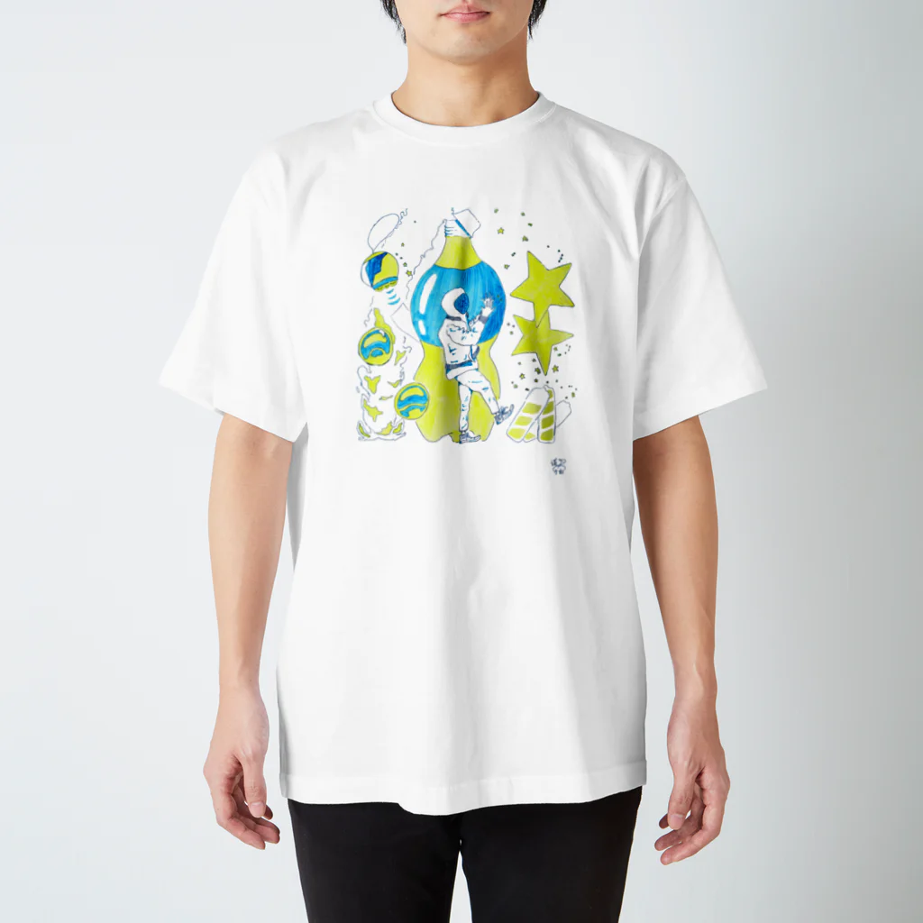 道草宇宙のハジケロタンサン スタンダードTシャツ