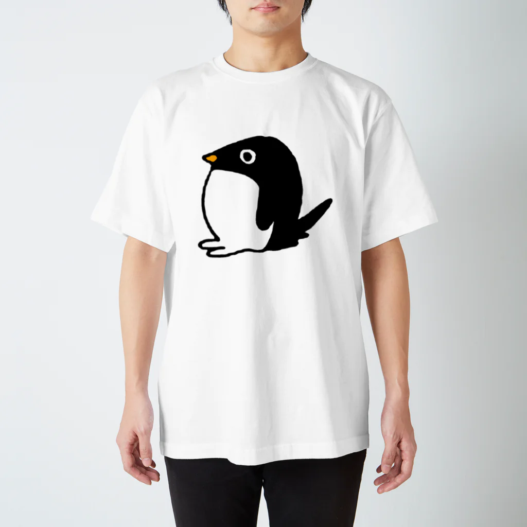 ペンギンやさんのまんまるアデリーペンギン（ぼんやり） スタンダードTシャツ