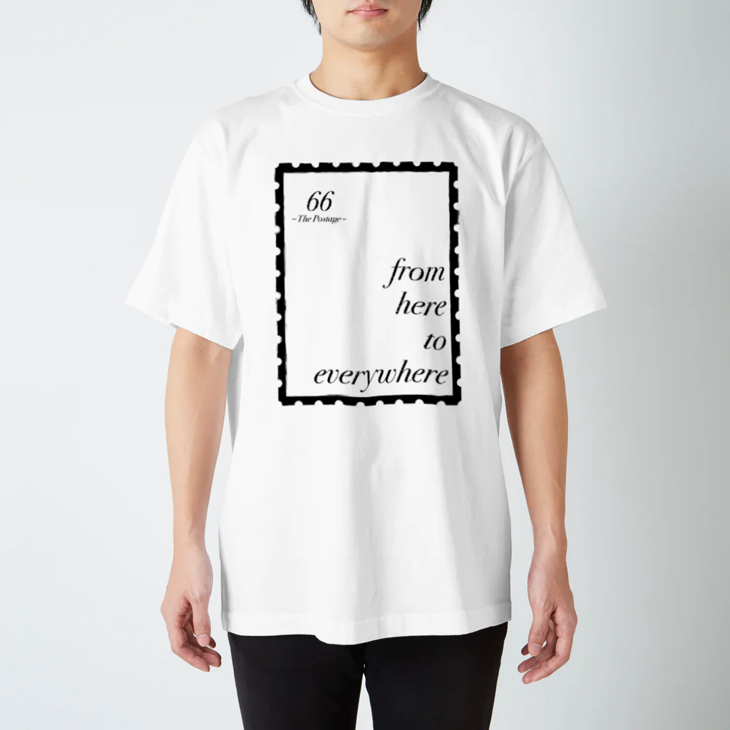 borderLinerのfrom here to everywhere Regular Fit T-Shirt