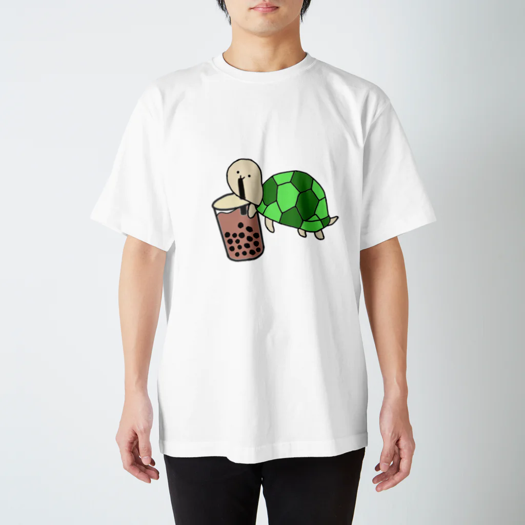 marurucoのタピオカめ スタンダードTシャツ