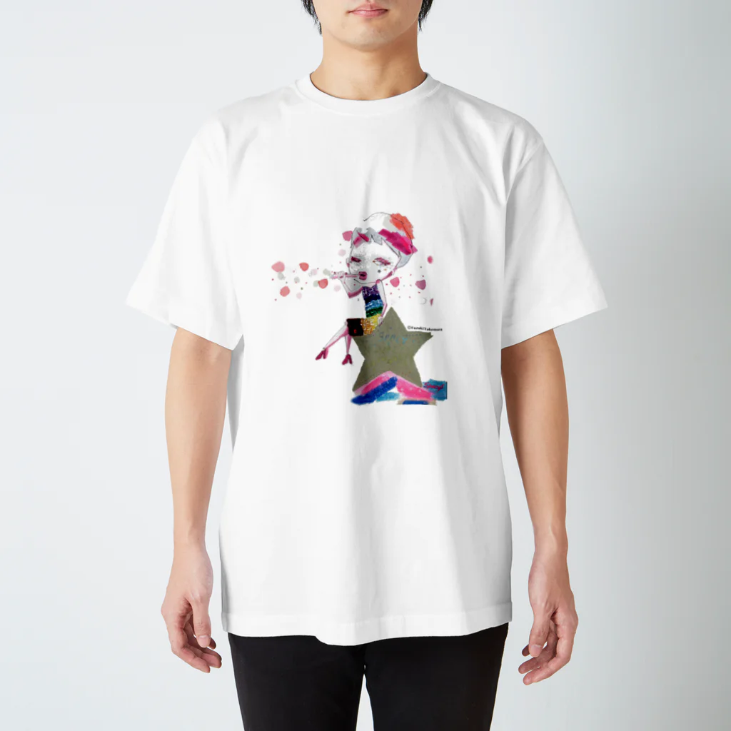 Spacy5 Official Onlineの©️FuzukiTakemura  Regular Fit T-Shirt