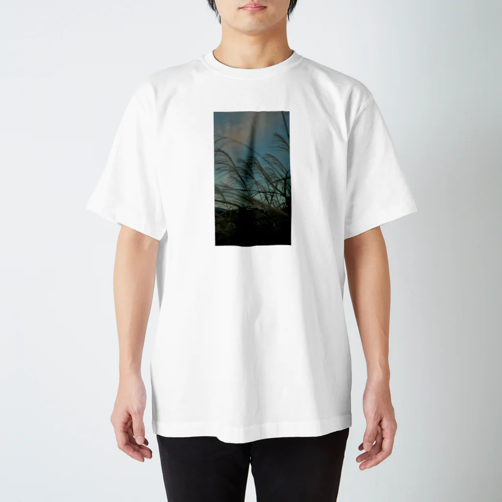 いちろうのススキ夕闇 Regular Fit T-Shirt