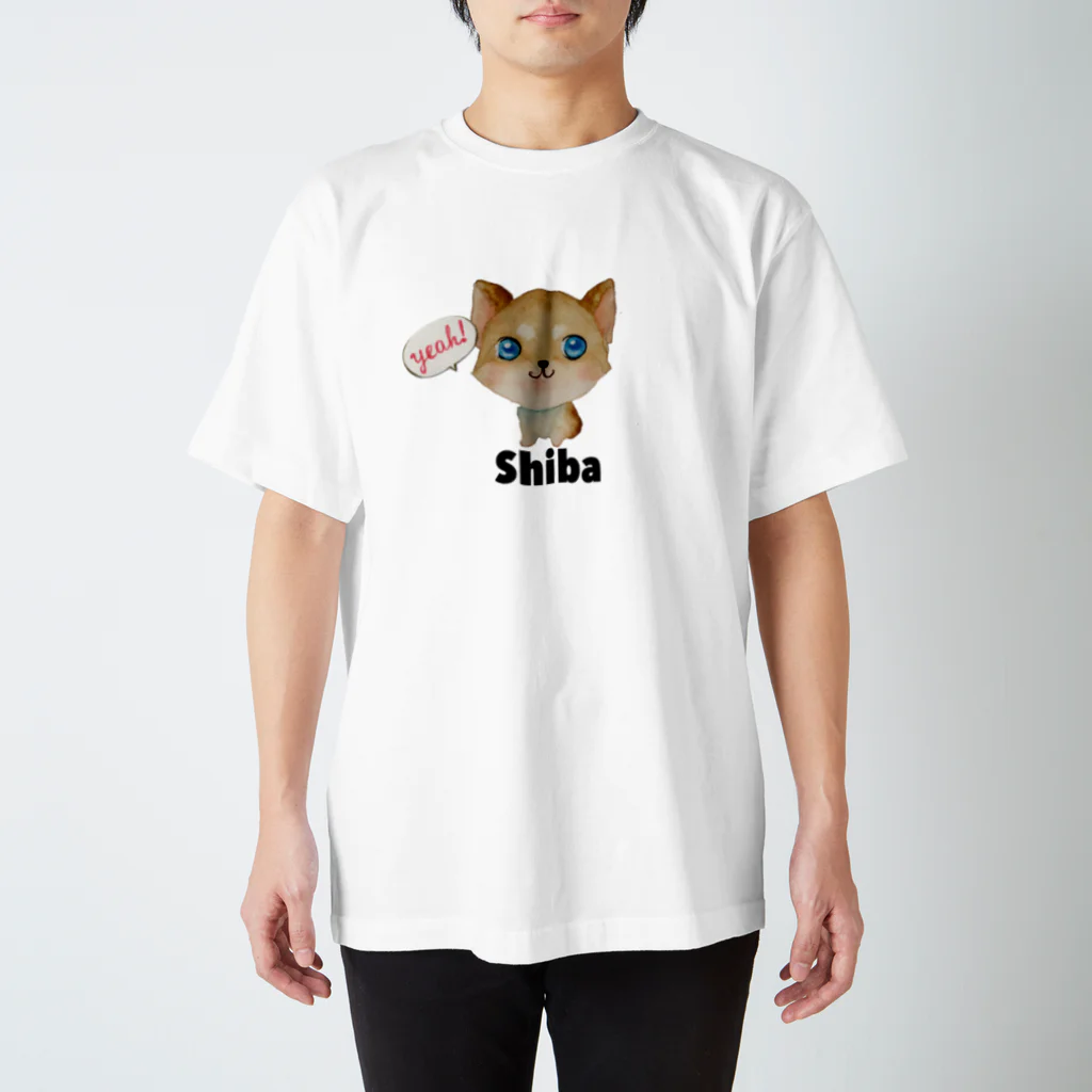 moko yuzuの柴犬てぃん Regular Fit T-Shirt