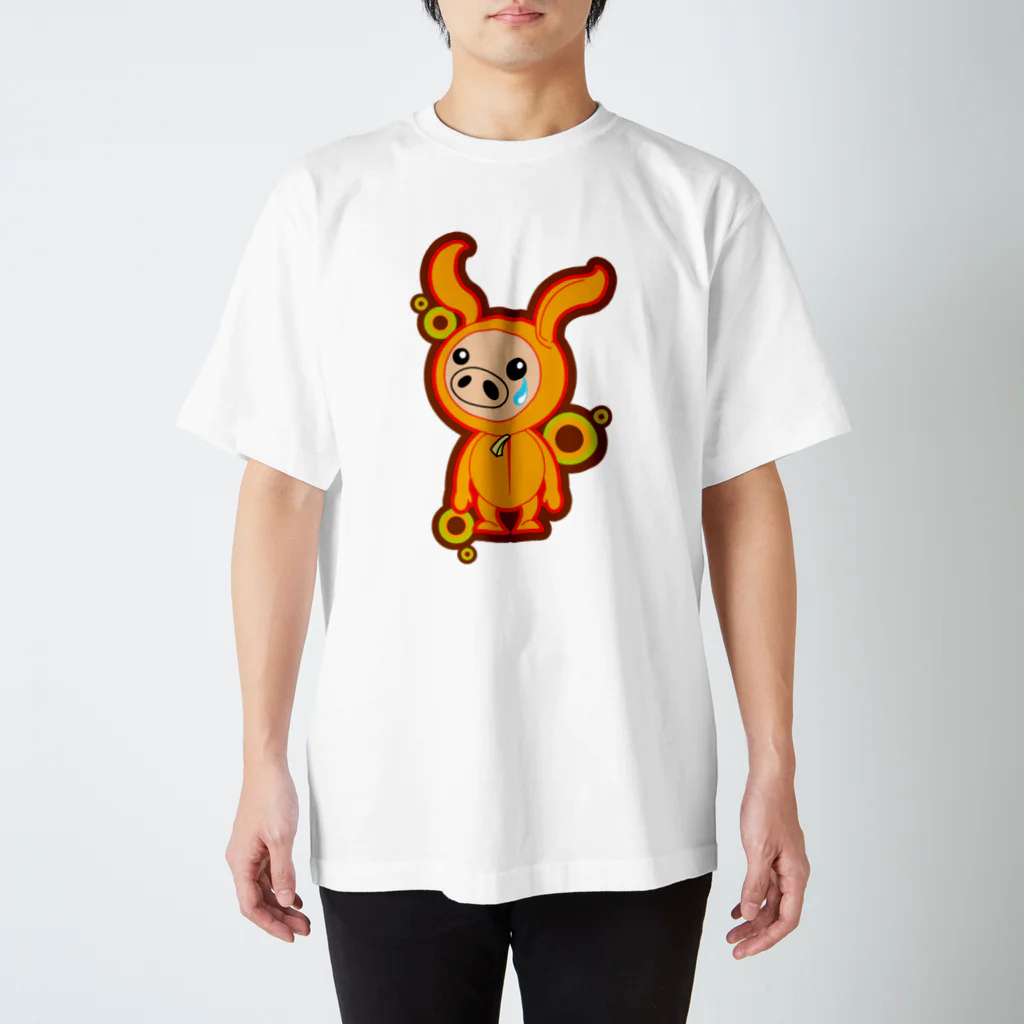 livlargeのぶたうさぎ スタンダードTシャツ