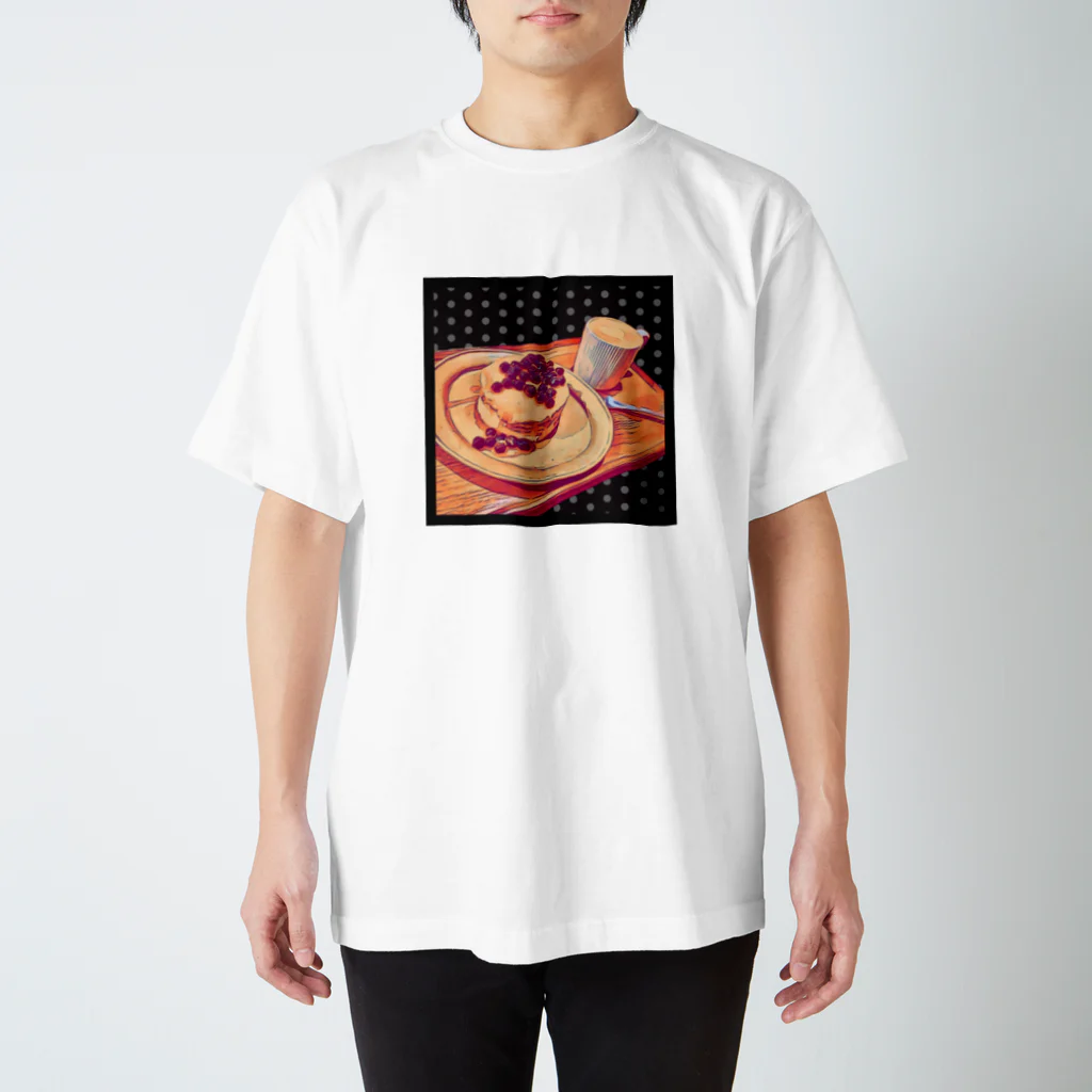 PINK♡PEACEのパンケーキ＆カフェオレ Regular Fit T-Shirt