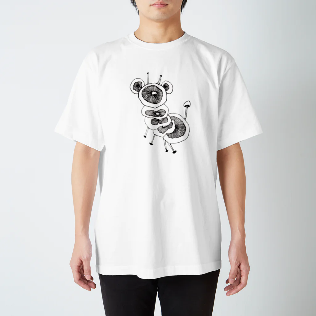 オガサワラミチの茸動物 Regular Fit T-Shirt