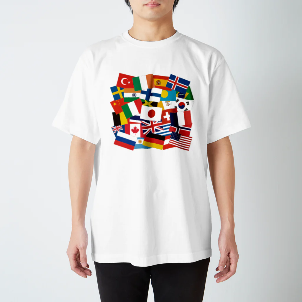 フォーヴァの国旗 Regular Fit T-Shirt