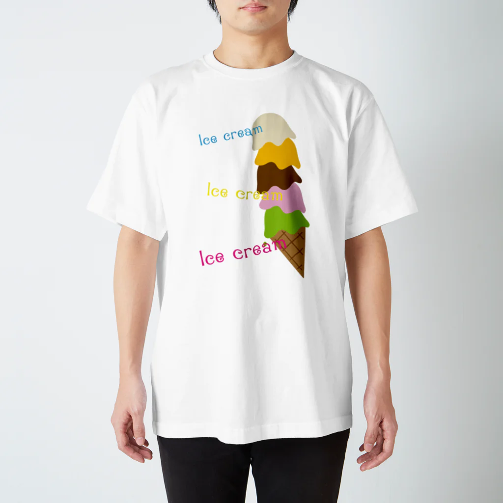 フォーヴァのIce cream スタンダードTシャツ