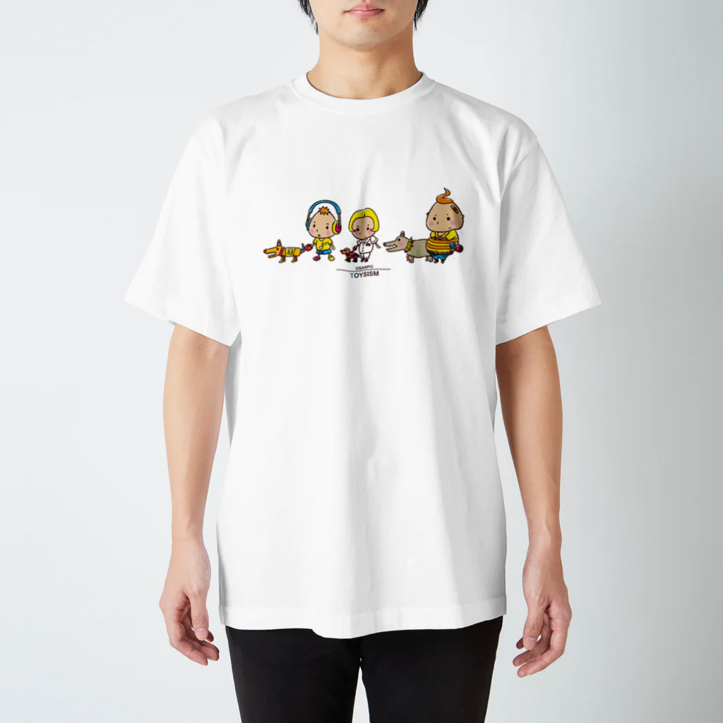 トイズイズムキャラクターズグッズショップのおさんぽ Regular Fit T-Shirt
