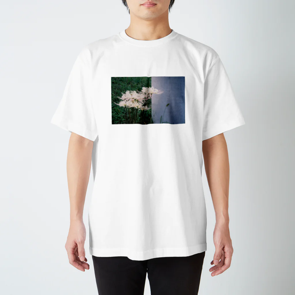 思惟の曼珠沙華とグレー スタンダードTシャツ