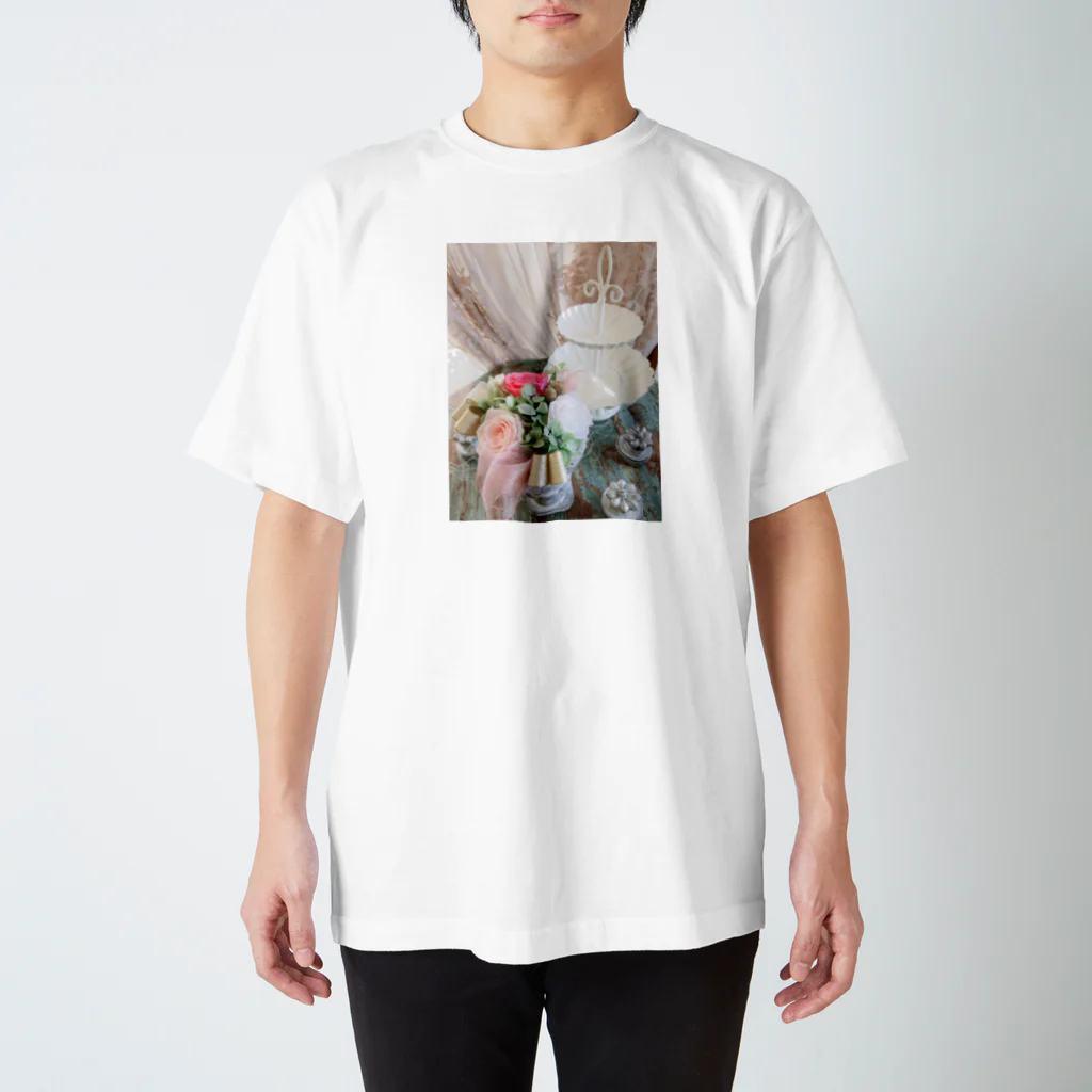 Spiritual_LeeのRomantic flower  Regular Fit T-Shirt