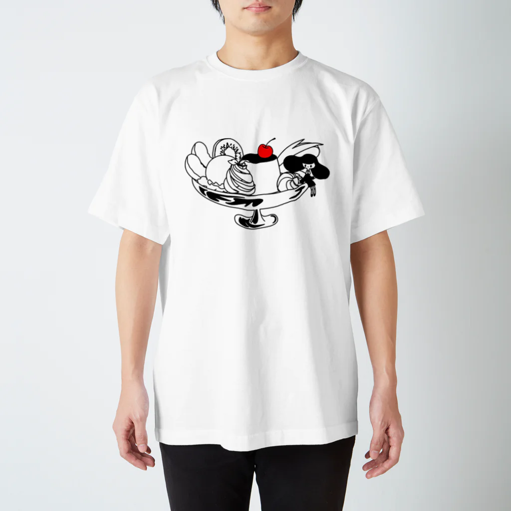 ふわんちゃんのパフェ Regular Fit T-Shirt