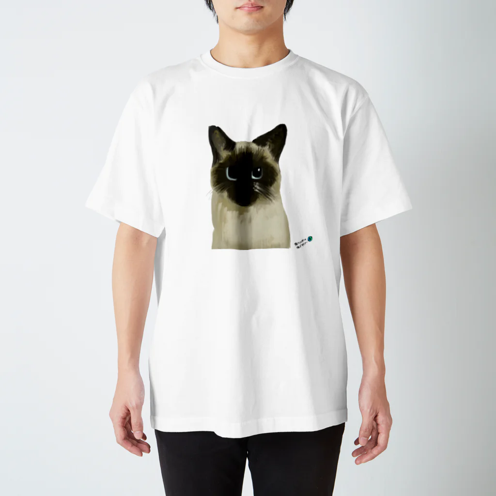 猫アレルギーの猫デザイナーのたぬしゃむグッズ スタンダードTシャツ