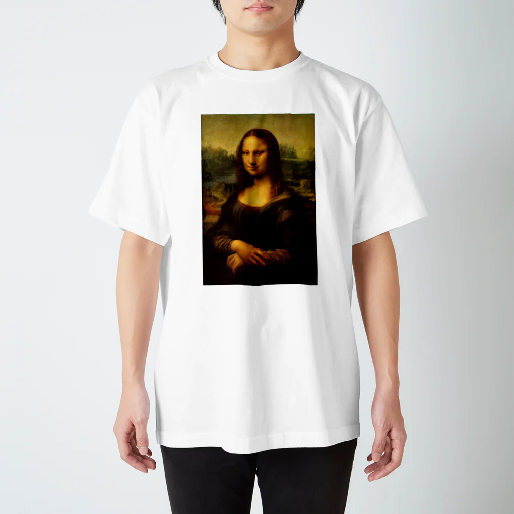 ミステリーキャンバスの名画「モナ・リザ」 Regular Fit T-Shirt