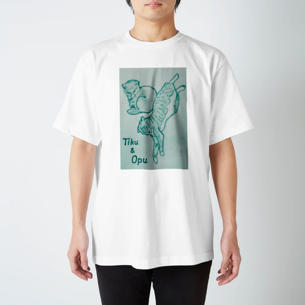 ぴょんきちのティクとオプ Regular Fit T-Shirt