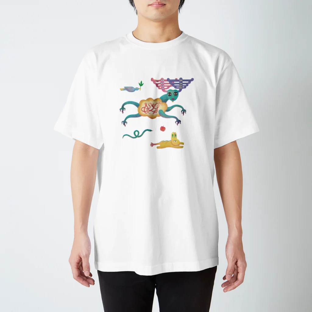 SHIMO SHOPの「跳べ！どうぶつたち」 スタンダードTシャツ