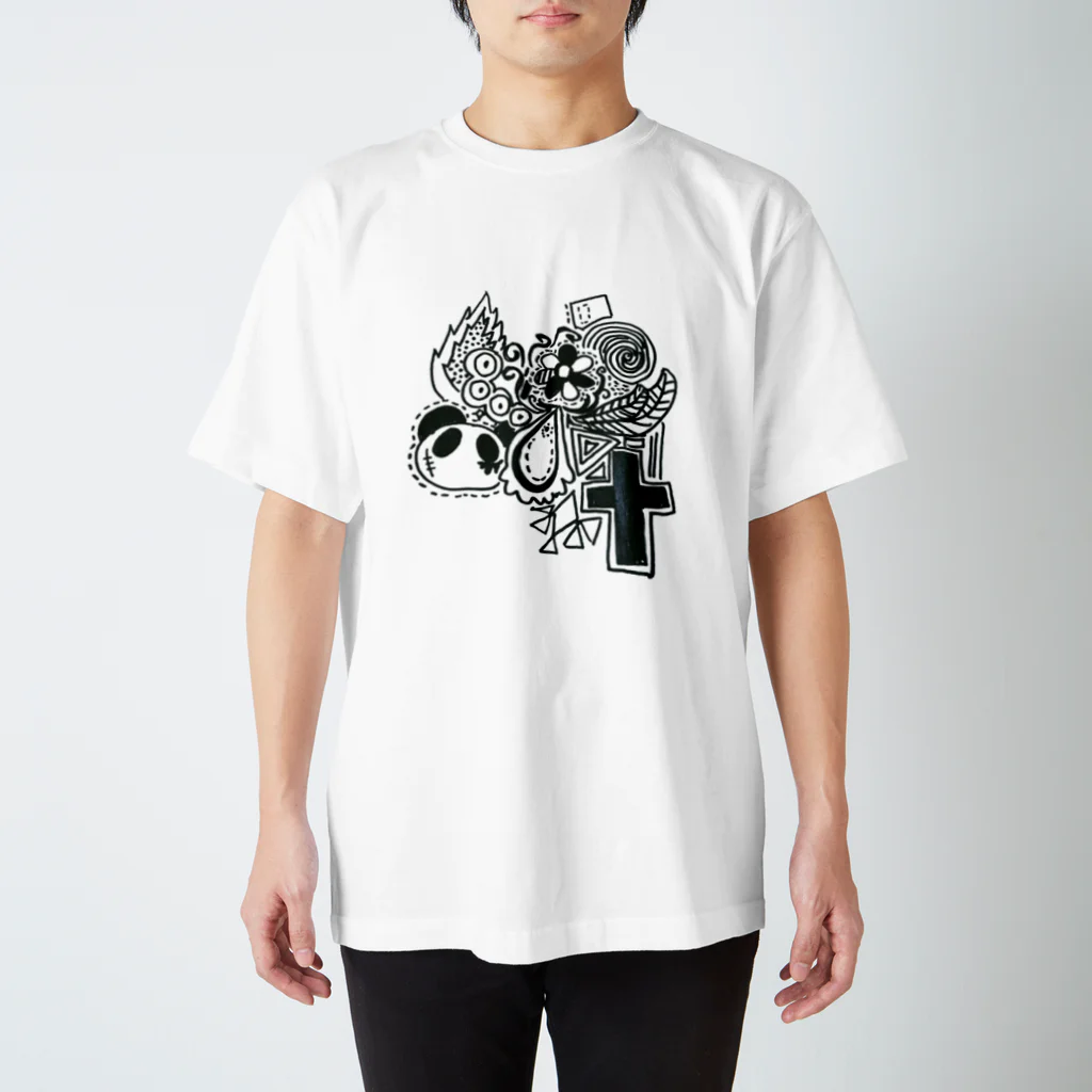 萩原のまじかるぱんだ Regular Fit T-Shirt