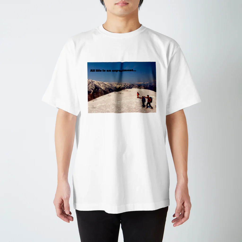 涼二 田辺のAll life is an experiment Regular Fit T-Shirt