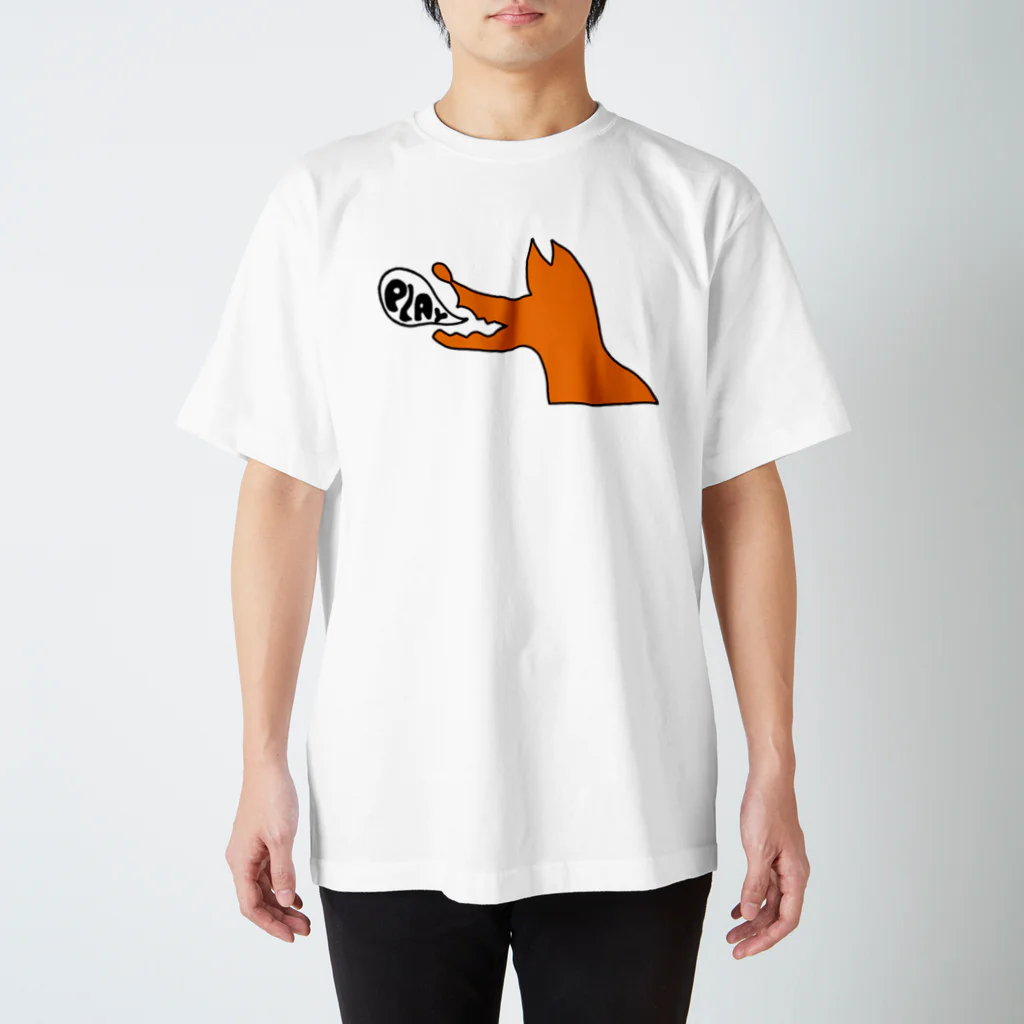 PLAY clothingのPLAY SHADOW WOLF OR ① スタンダードTシャツ