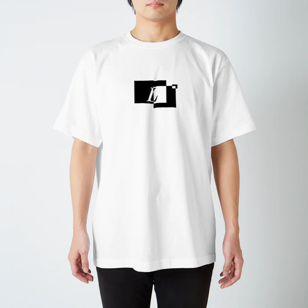 シンプルデザイン：Ｔシャツ・パーカー・スマートフォンケース・トートバッグ・マグカップのシンプルデザインアルファベットL Regular Fit T-Shirt