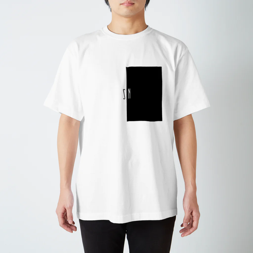 pamyのN極S極 モノトーン ［font:matchbook］ Regular Fit T-Shirt