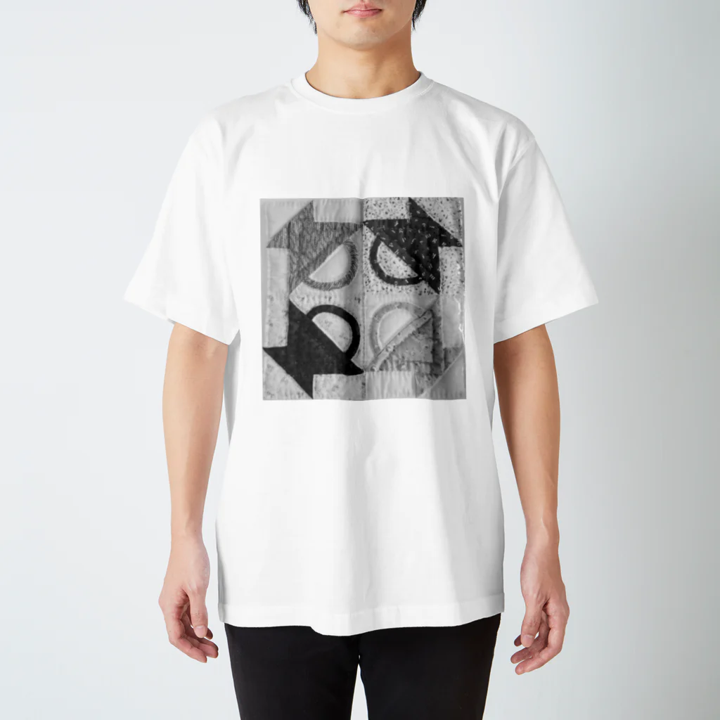 grandmaのスタンプバスケット(モノクロ) Regular Fit T-Shirt