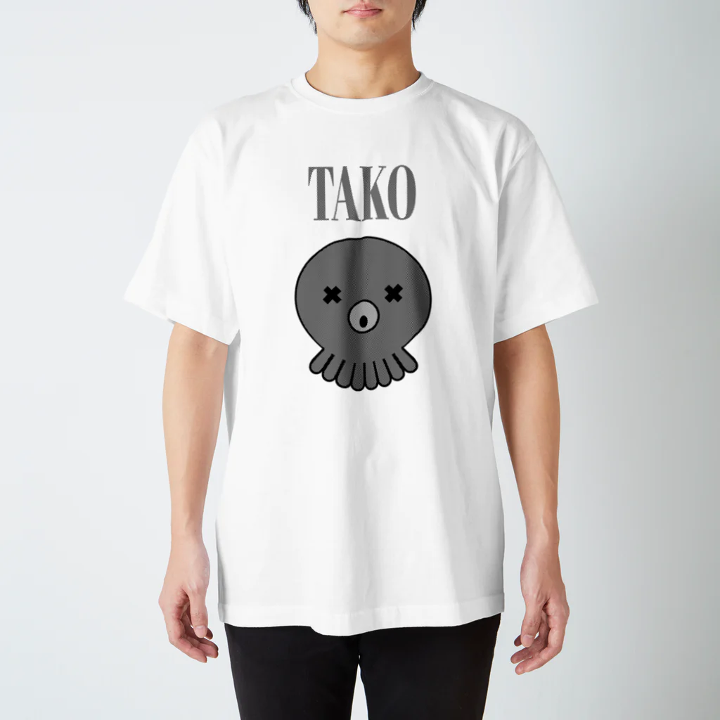 REST IN PUNISHEDのTAKO comic ver. スタンダードTシャツ