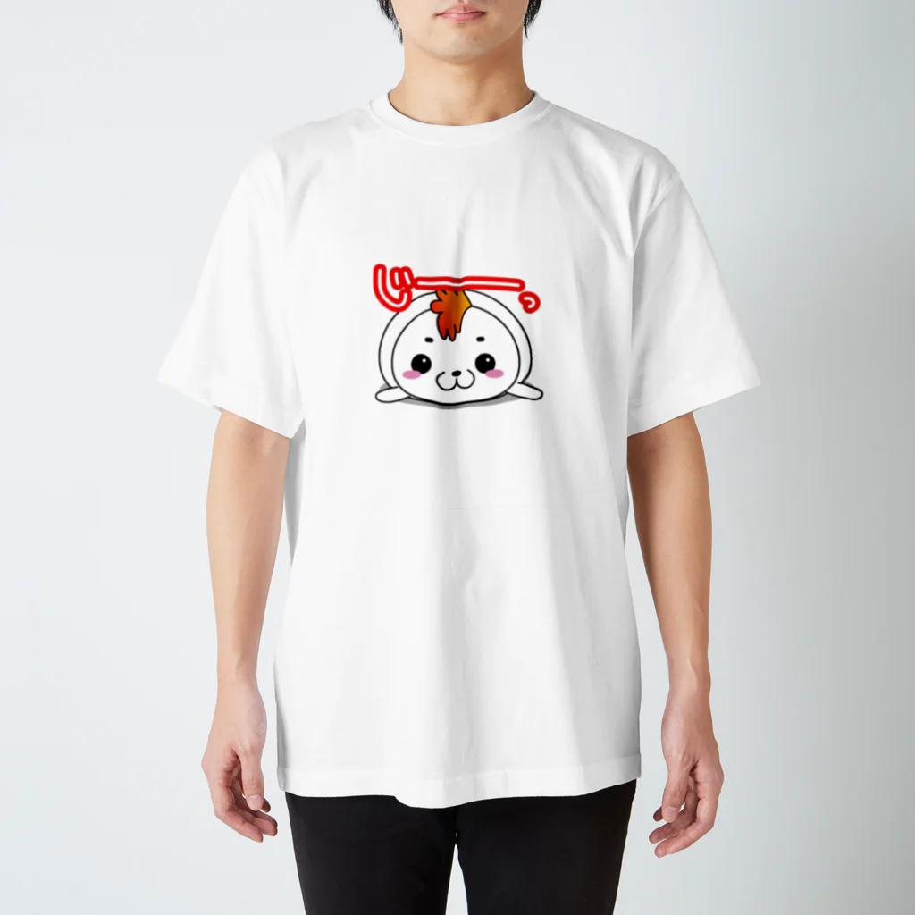  モヒカンアザラシのモヒカンアザラシ スタンダードTシャツ