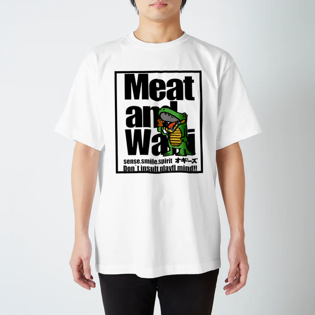 Showtime`sShowのmeat and wani スタンダードTシャツ