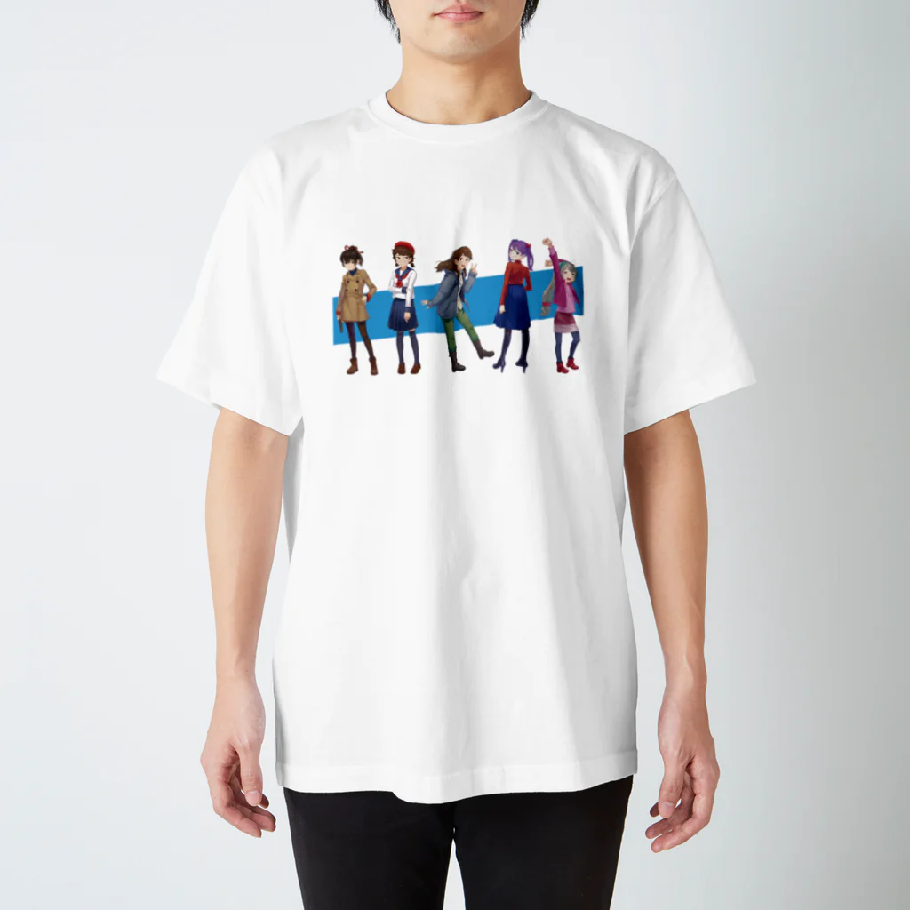 超水道のsuper water girls! スタンダードTシャツ