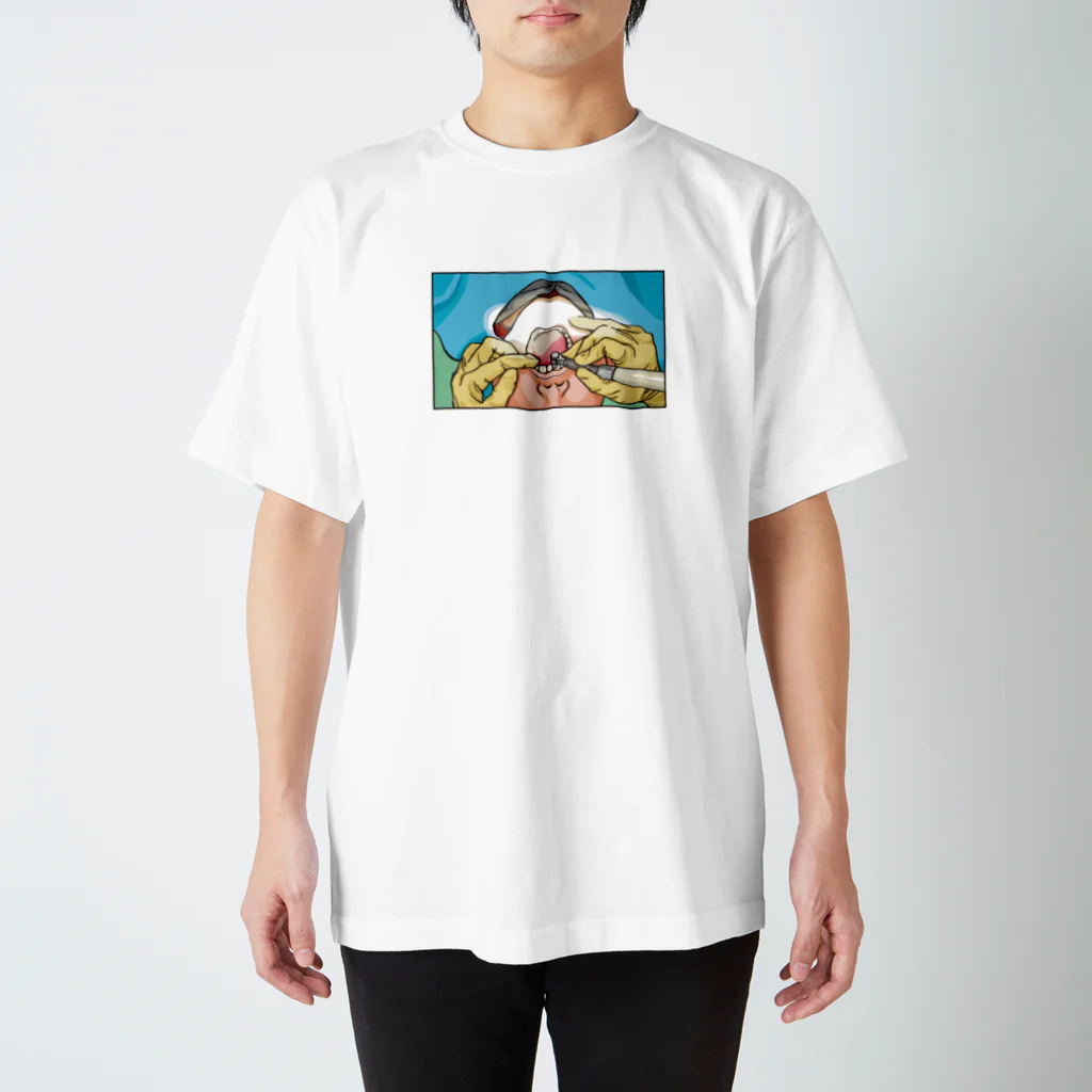 shake_doronの「Dentist」表裏 Regular Fit T-Shirt