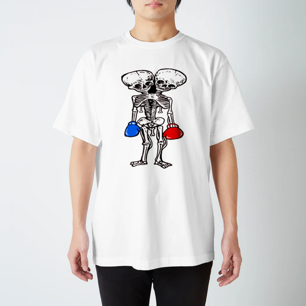 ゴトウヒデオ商店　ゲットースポーツのスカルボクサー Regular Fit T-Shirt