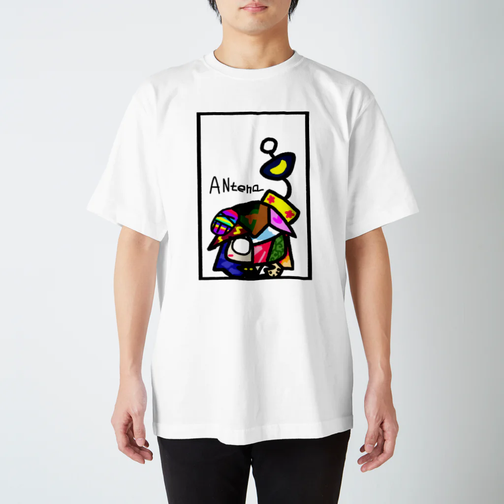 美加地商店のカクカクアンテナ Regular Fit T-Shirt